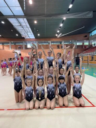 Gimnastas del Club Artística Montgó Xàbia