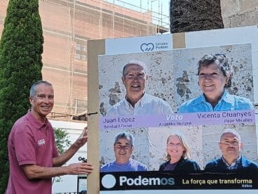 Juan López, candidato de Podem a la alcaldía de Xàbia