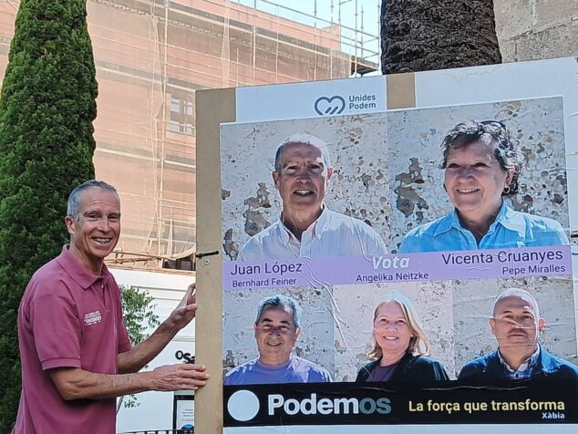 Imagen: Juan López, candidato de Podem a la alcaldía de Xàbia