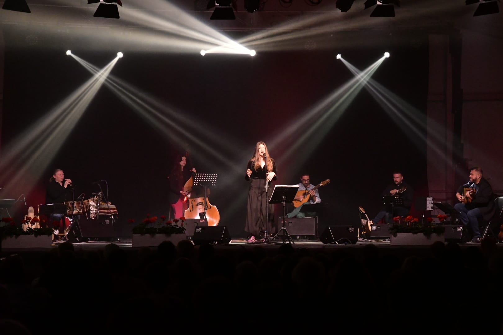 Noelia Llorens ‘Titana’ en el escenario de Xàbia Folk