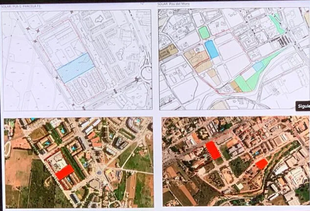 Imagen: Parcelas donde se construirán las 118 viviendas de alquiler en Xàbia