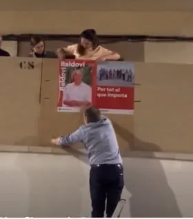 Pegada carteles de Compromís per Xàbia