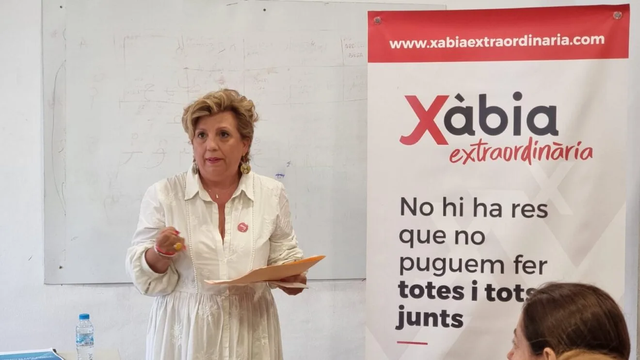Pepa Ferrero en el encuentro del Arenal