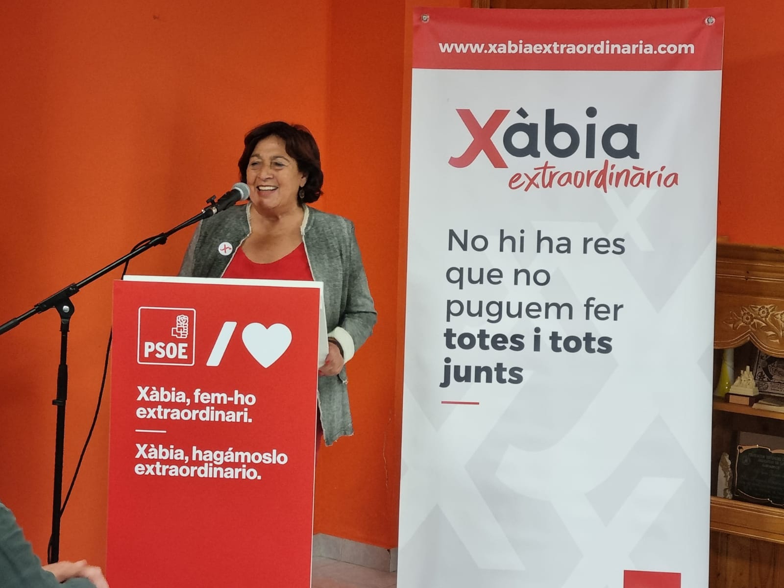 Pilar González, candidata del PSOE Xàbia
