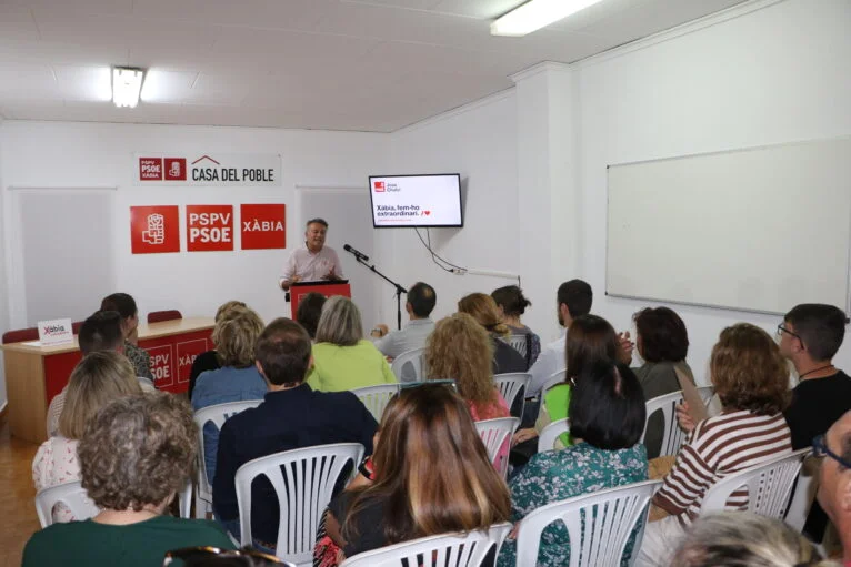 Presentazione del programma elettorale del PSOE Xàbia