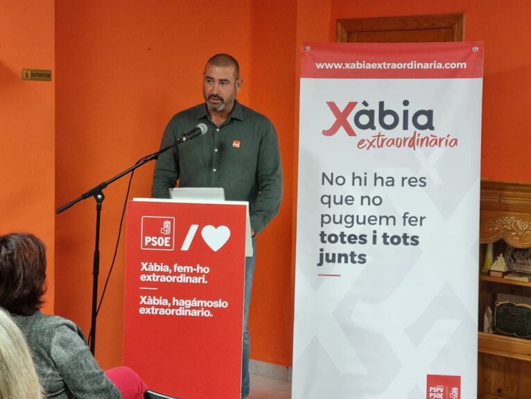 Rafa Bisquert, candidat du PSOE Xàbia