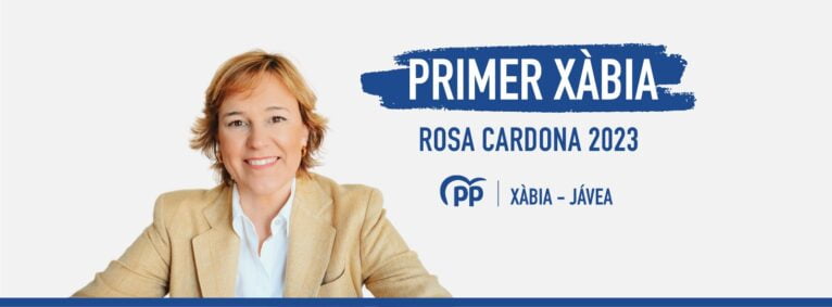 Rosa Cardona, candidata a l'alcaldia de Xàbia pel PP