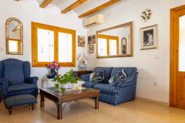 Sala de estar con aire acondicionado