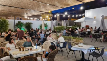 Terraza exterior de Malabrasa