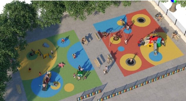 Imagen: Zona de juegos proyectada para Jávea Park