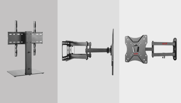 Imagen: Algunos de los soportes de televisión de Fersay Jávea