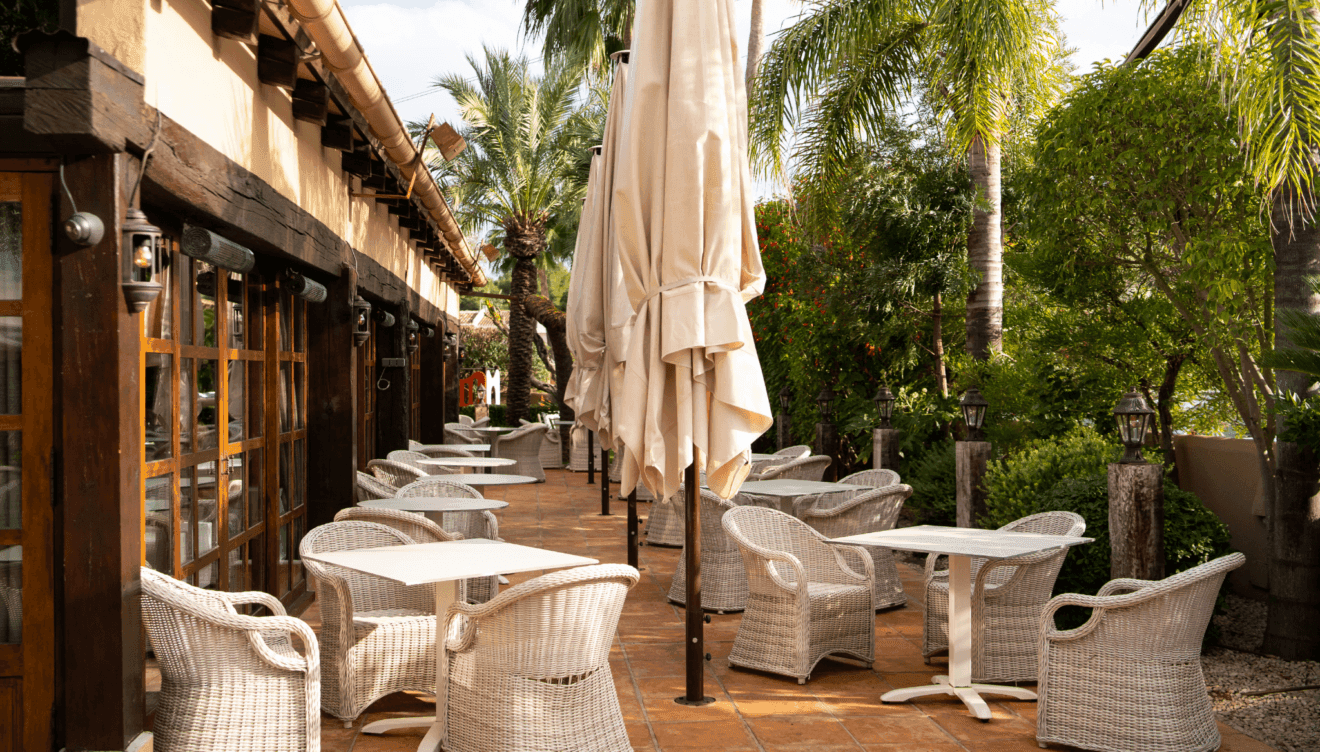 Ambiente acogedor en este restaurante de Jávea