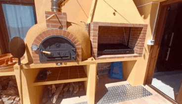 Barbacoa y horno de leña