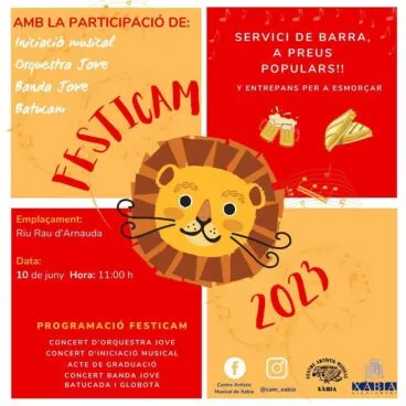 Cartel del Festicam Xàbia