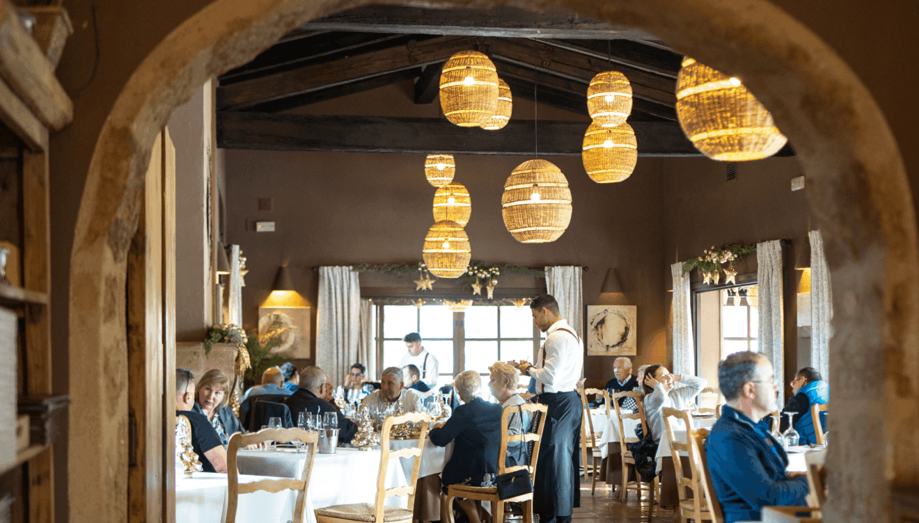 Comedor con encanto del restaurante Masena