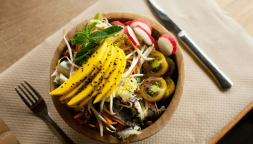 Desayunos y platos sabrosos en la terraza de Bali Café