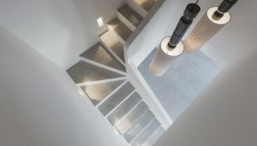 Detall d´acabats d´alta qualitat en projecte de construcció de Juan Vilar Construccions a Xàbia