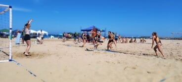 Equipos de Handbol Xàbia disputando la segunda jornada de la Lliga autonómica