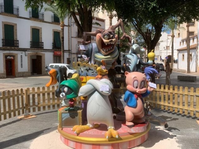 Imagen: Monumento infantil de Fogueres Xàbia 2023