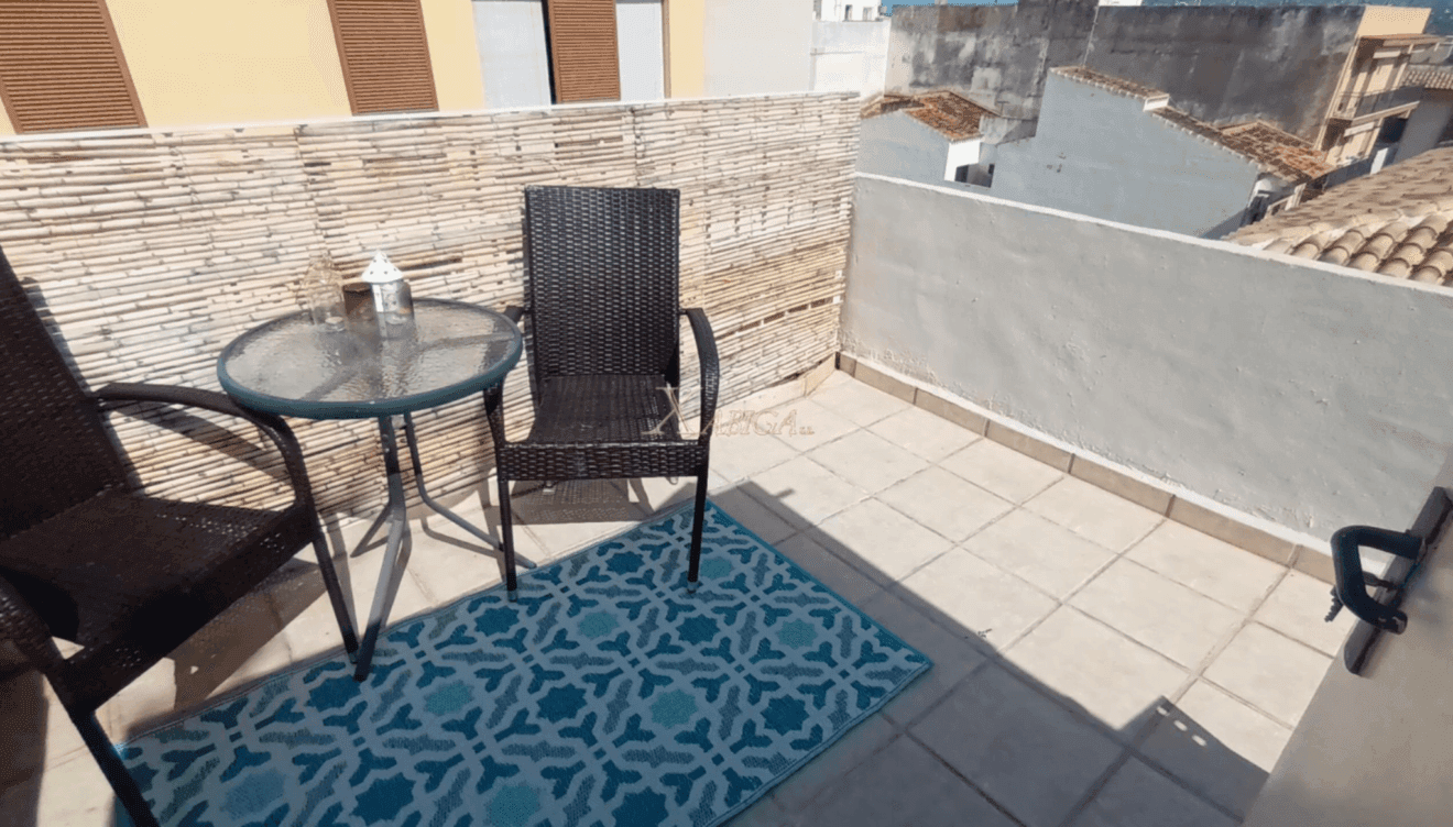 Solarium con vistas al centro de Jávea
