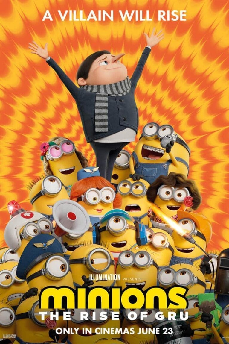 Cartel Minions, el origen de Gru