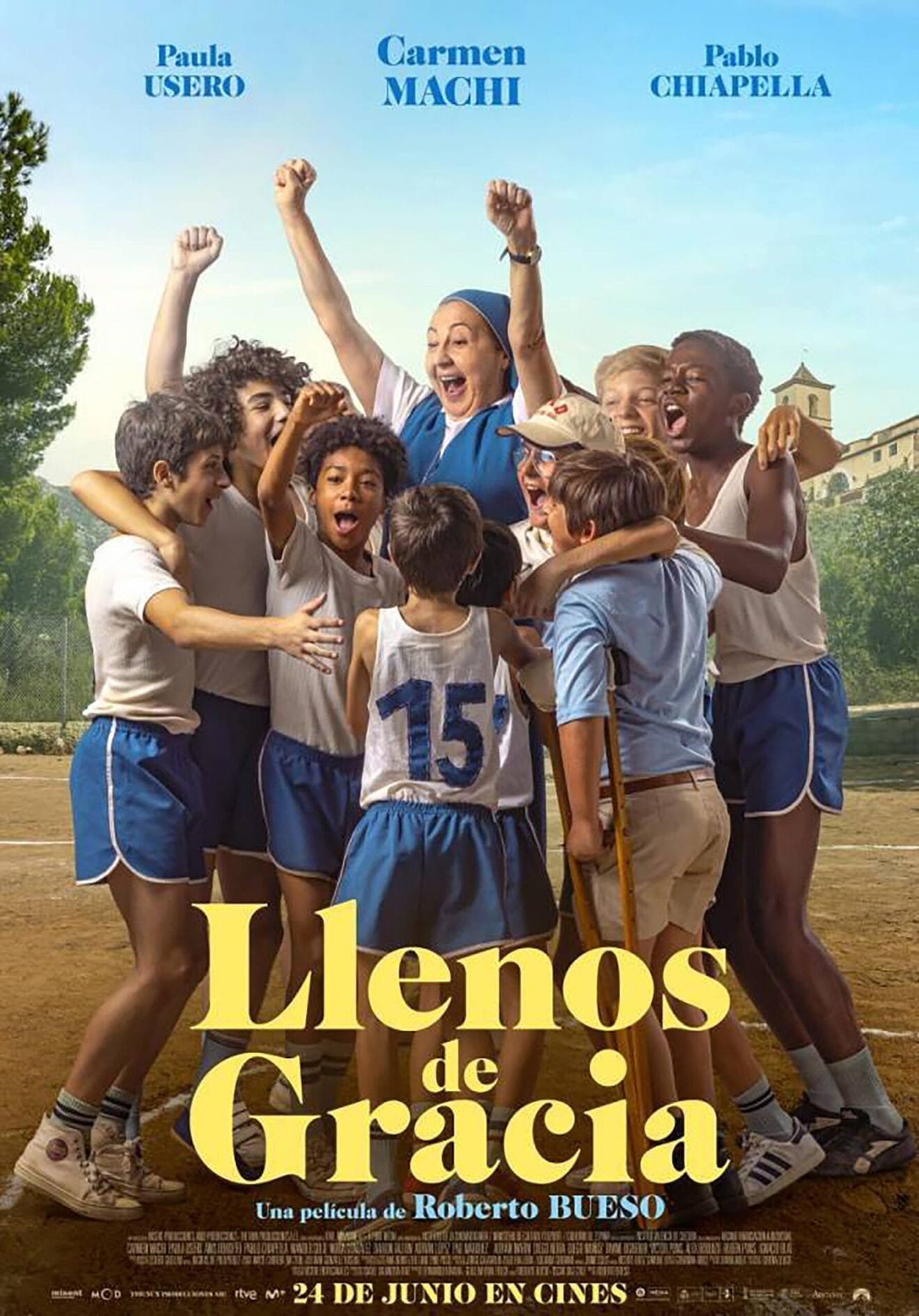 Cartel película Llenos de Gracia