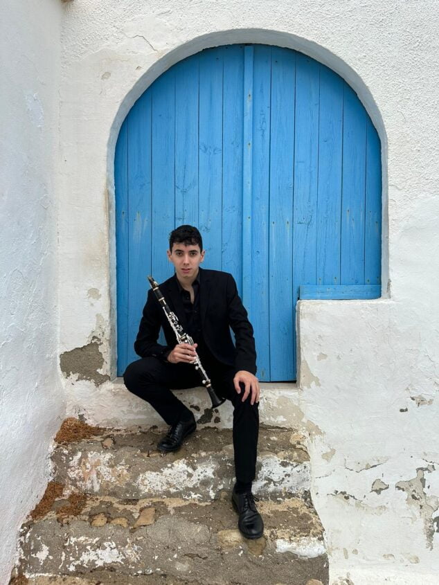 Imagen: El clarinetista de Xàbia, Miguel Gonzalo García