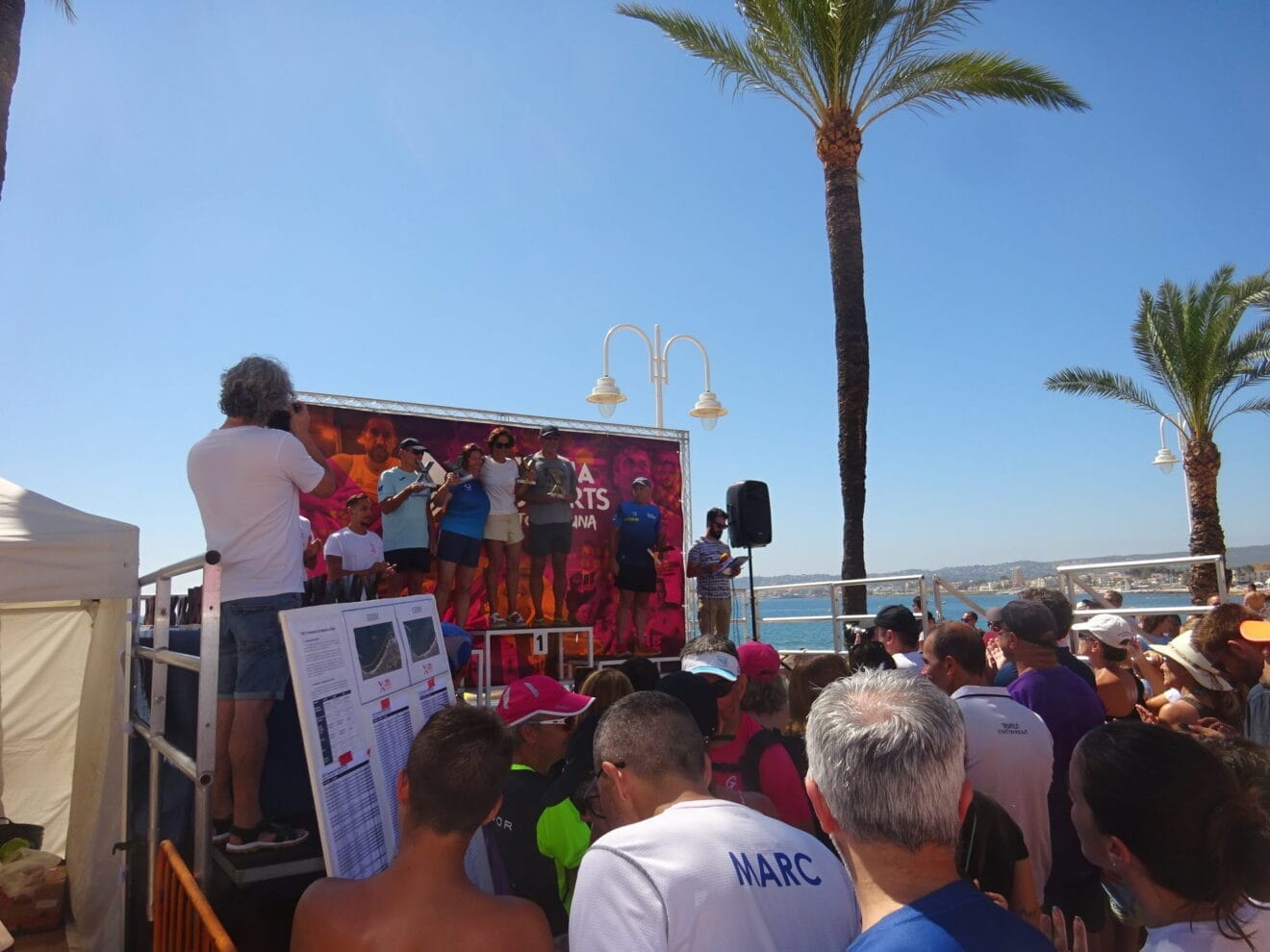 Entrega de trofeos de la travesi a nado Xàbia 2023