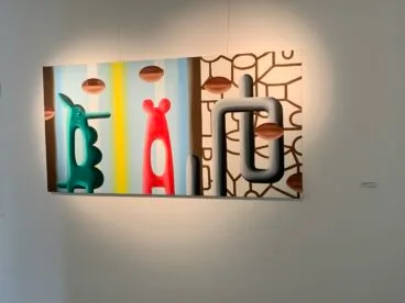 Exposición de Vicente Talens y artistas de la comarca en Ca Lambert (1)
