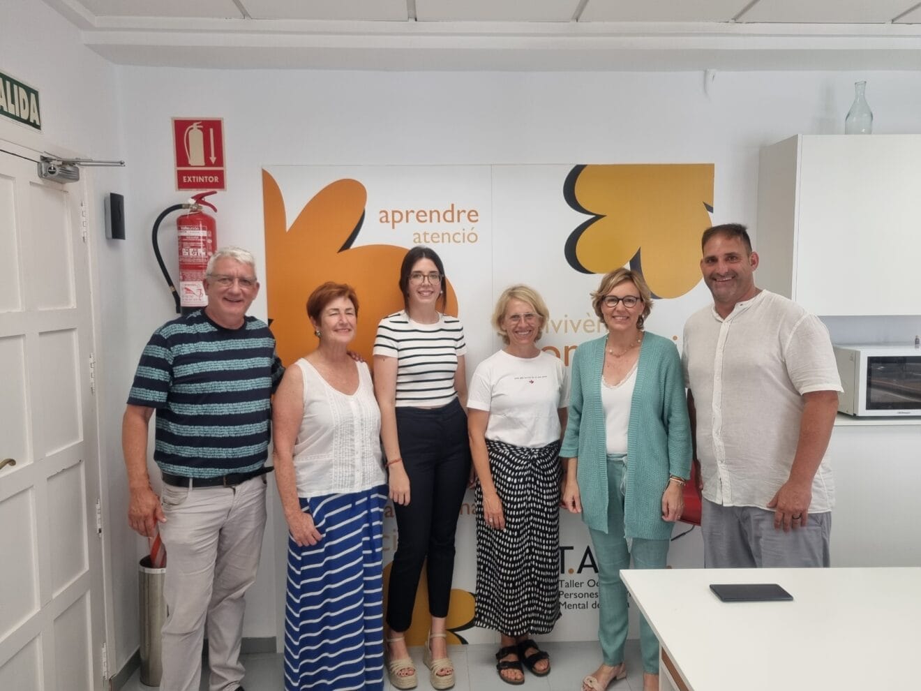 Visita de Rosa Cardona y Fátima Jarjor al Tapis Xàbia