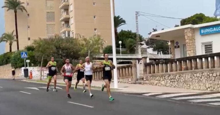 Atletas en la Carrera la Bufa