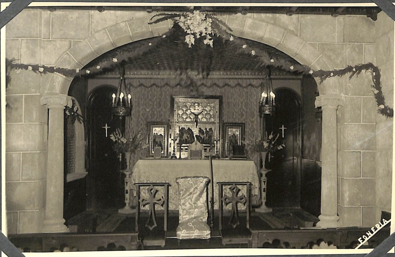 Altar de la capilla de la Casa Montaner  | Foto Familia Sanz de Bremond/AMX