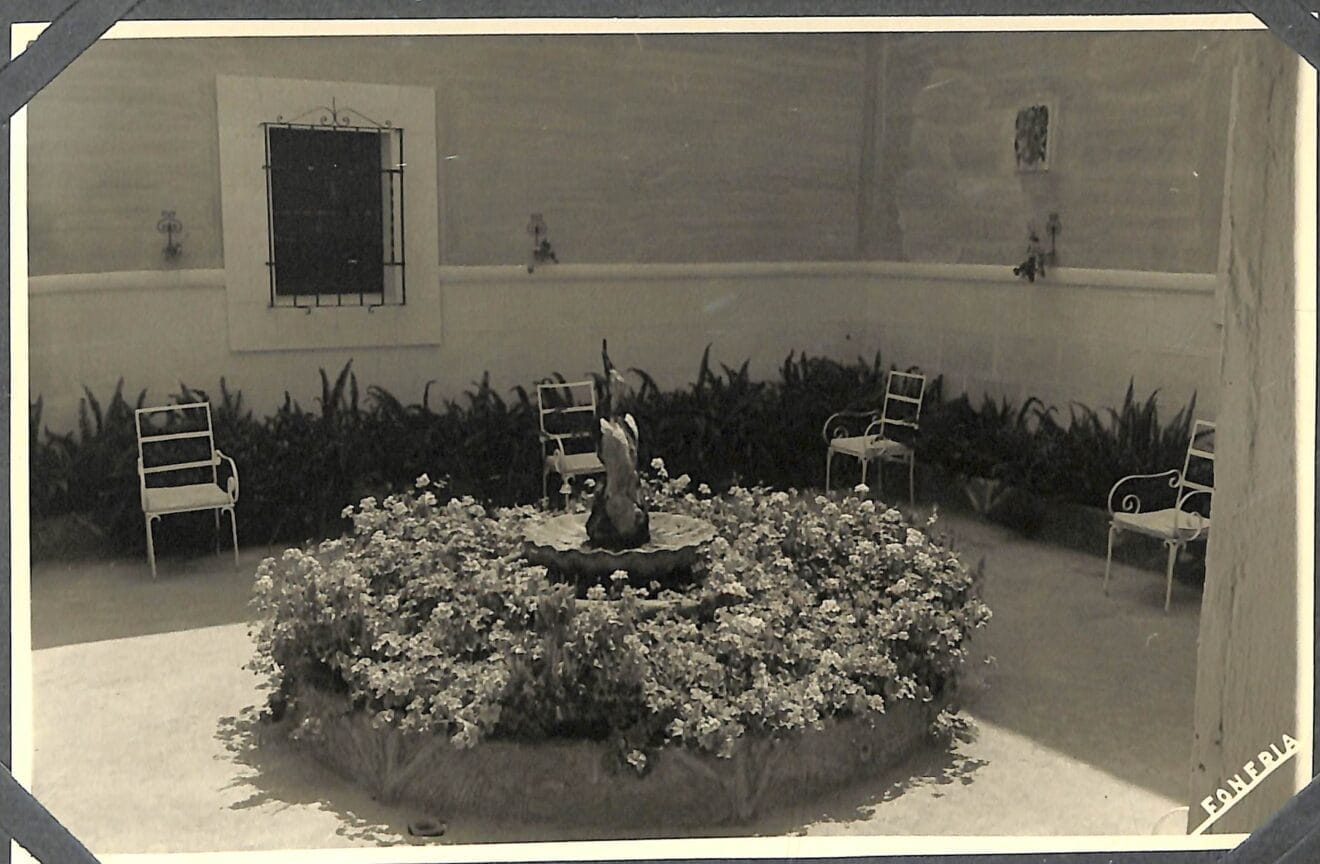 Patio tipo andaluz de la Casa Montaner | Foto Familia Sanz de Bremond/AMX