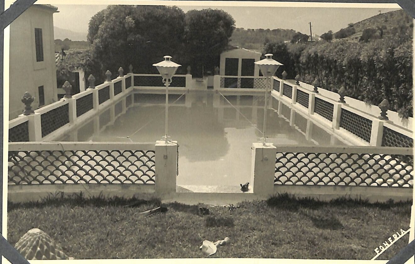 Piscina de la Casa Montaner | Foto Familia Sanz de Bremond/AMX