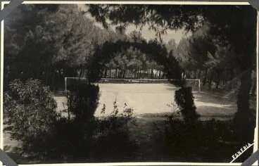 Pista de Tenis de la Casa Montaner | Foto Familia Sanz de Bremond/AMX