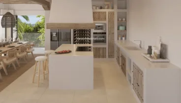 Cocina abierta al comedor