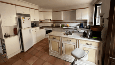 Cocina americana integrada con estilo