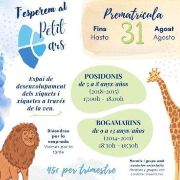 Inscripción en Petit Ars