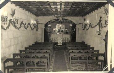 Pequeña iglesia-capilla de la Casa Montaner | Foto Familia Sanz de Bremond/AMX