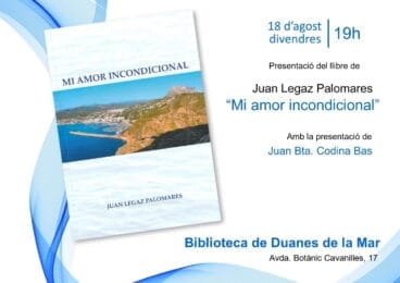 Presentación del libro de Juan Legaz en Xàbia