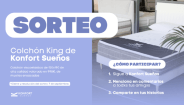 Sorteo Colchón Viscoelástico con Konfort Sueños