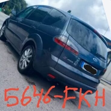 Vehículo robado en Xàbia