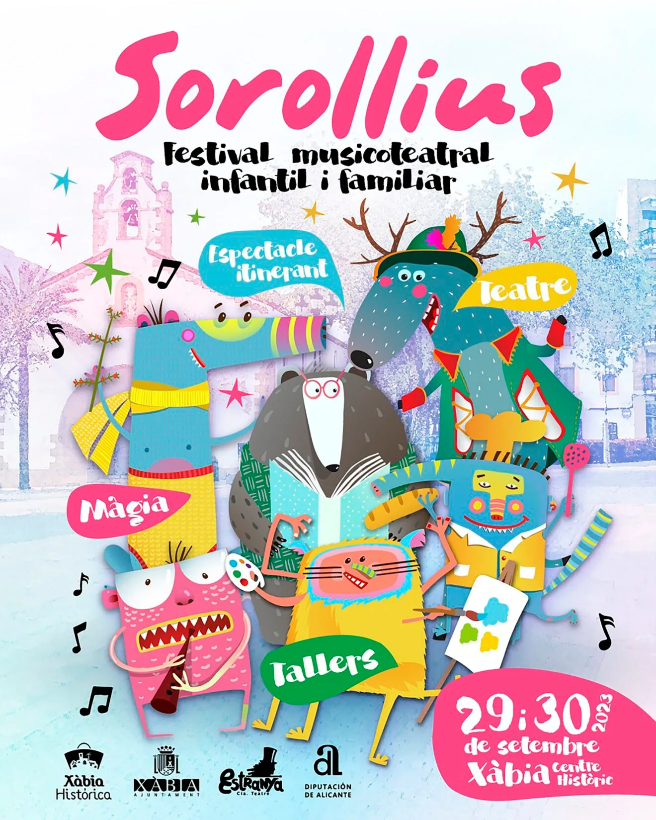 Cartel del 4º Festival Sorollius organizado por Xàbia Històrica 2023
