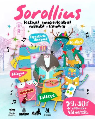 Cartel del 4º Festival Sorollius organizado por Xàbia Històrica 2023