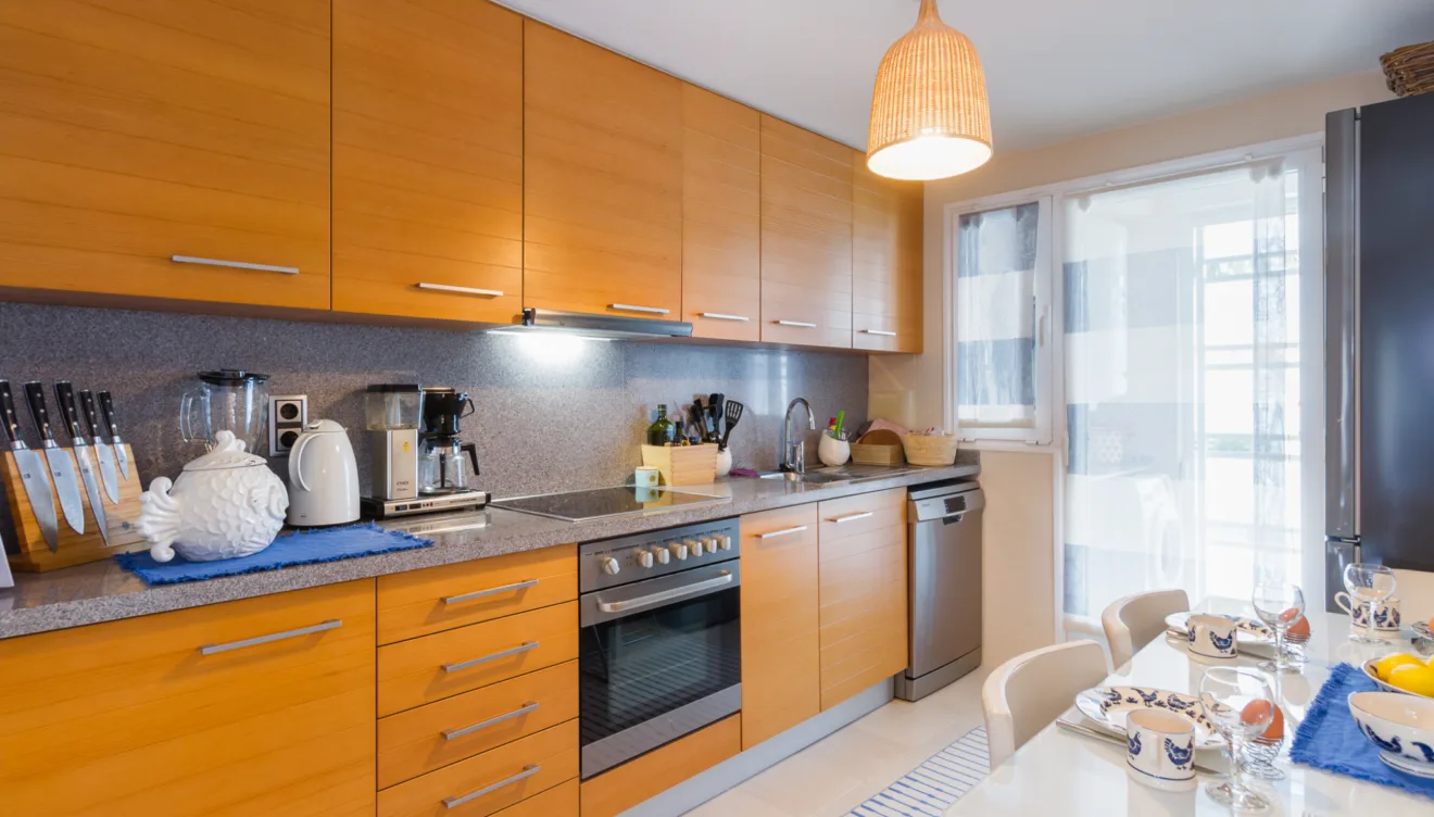 Cocina moderna y bien equipada con todo aquello que necesitas