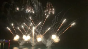 Espectáculo piroacuático fiestas de Loreto 2023