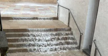 Fuerte lluvia Xàbia