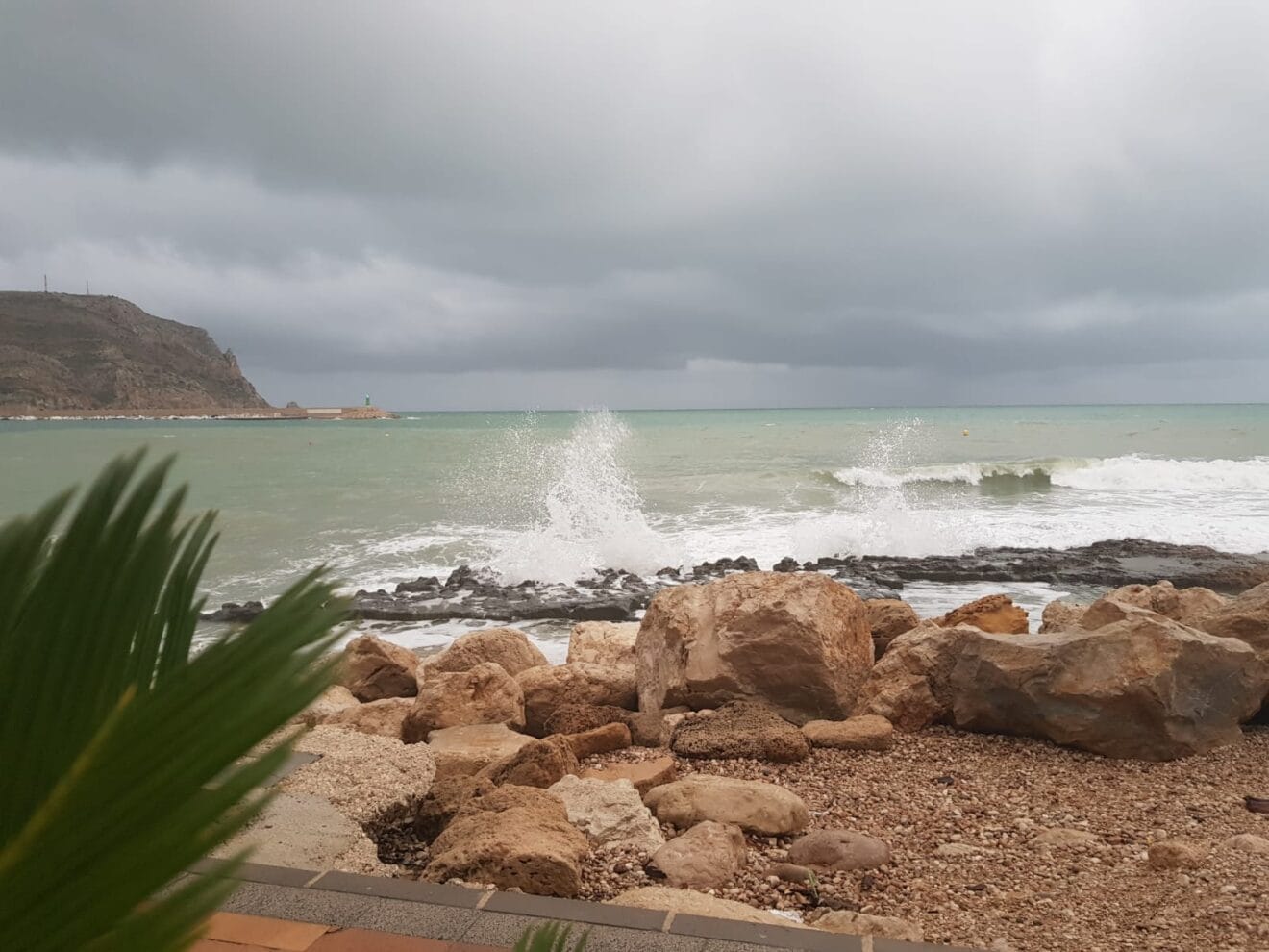 Mal tiempo y lluvia en Xàbia ( archivo)