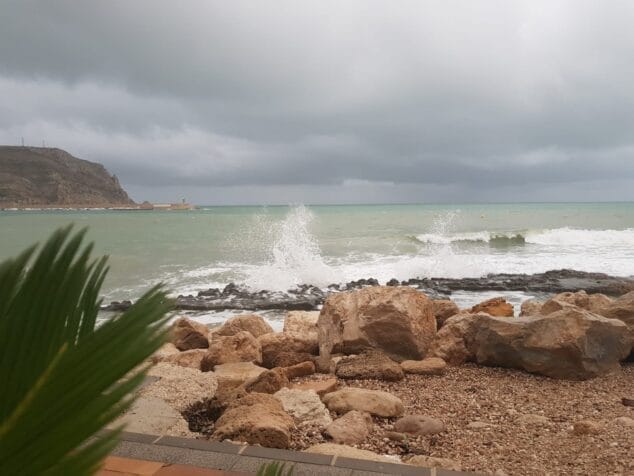 Imagen: Mal tiempo y lluvia en Xàbia ( archivo)