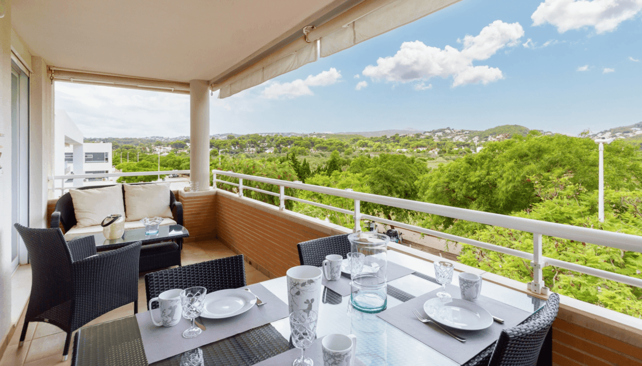Maravillosas vistas a la naturales desde el ático